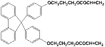 Diphenyl ether fluorenylacrylate